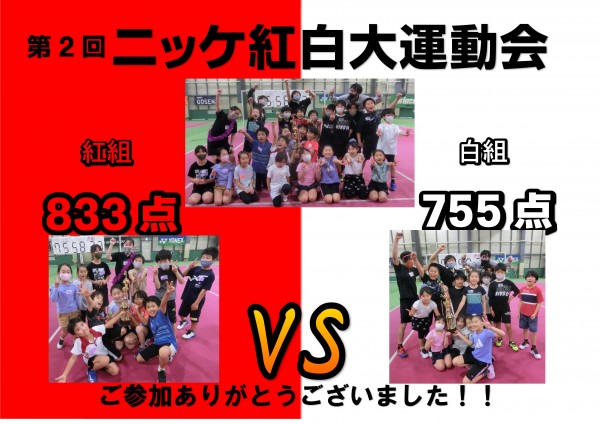 Microsoft Word - ニッケ紅白大運動会　結果POP